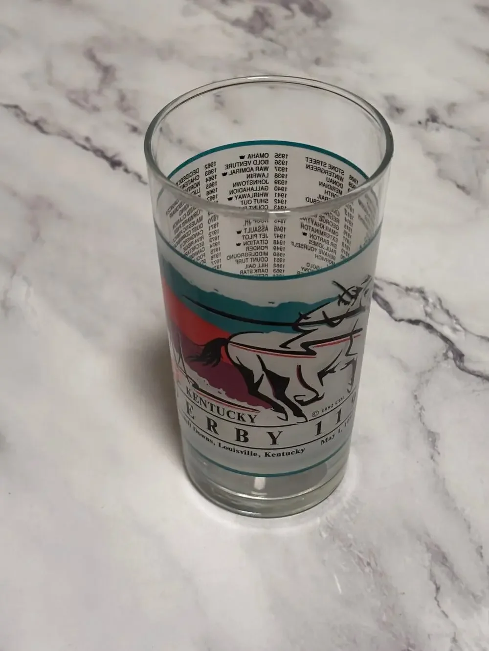 1993 Kentucky Derby Official 119 Churchill Downs Vintage Julep Glass Louisville